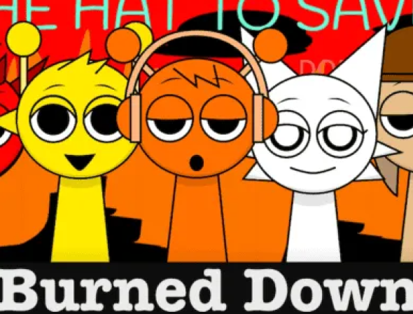 Sprunki Burned Down