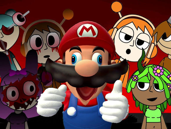 Sprunki but It's Mario