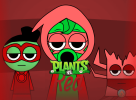 Sprunki Red vs Plants