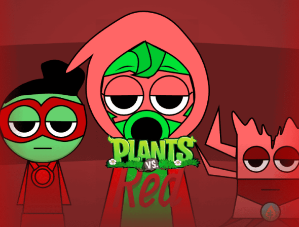 Sprunki Red vs Plants