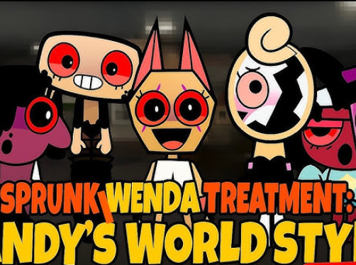 Sprunki Wenda Treatment: Dandy's World Style