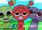 Sprunki X Alphabet Lore Mod