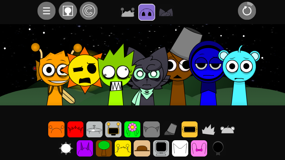 Play Sprunki Crazy&rsquo;s Realm Remake mod