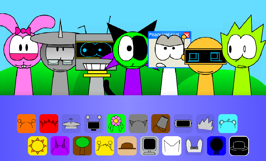 Play Sprunki IT'S OVER IDIOT mod