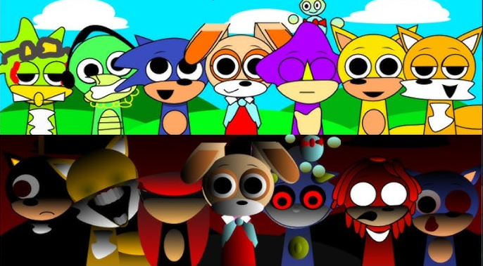 Play SPRUNKI Many Character mod