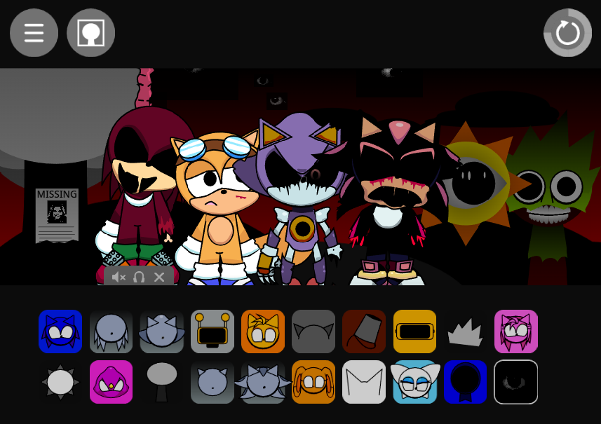 Play Sprunki Sonic Mod